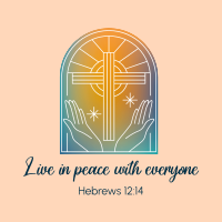 Peace Bible Verse Instagram post Image Preview