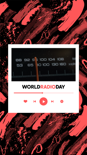 Radio Day Player Facebook story Image Preview