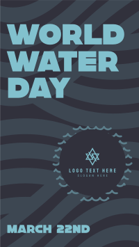 World Water Day Waves Facebook story Image Preview