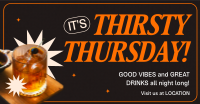 Thirsty Thursday Drinks Facebook Ad Preview
