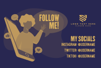 Follow The Influencer Pinterest board cover Image Preview