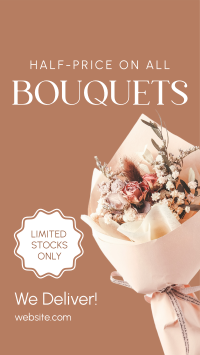 Discounted Bouquets Facebook story Image Preview