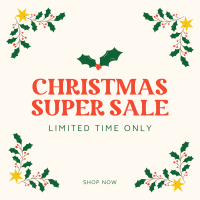 Christmas Super Sale Linkedin Post Image Preview