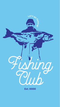 Catch & Release Fishing Club Instagram Story Design