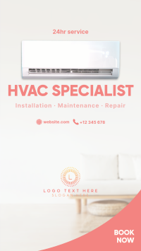 HVAC Specialist Instagram story Image Preview