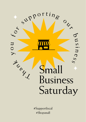 Support Small Shops Flyer Image Preview