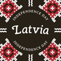 Traditional Latvia Independence Instagram Post Design