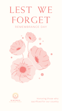 Symbol of Remembrance Instagram story Image Preview