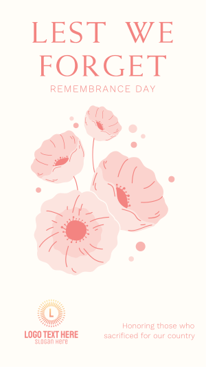 Symbol of Remembrance Instagram story
