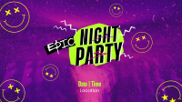 Epic Night Party Animation Image Preview