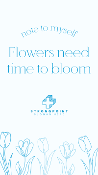 Flowers Need Time Instagram reel Image Preview