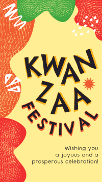 Kwanzaa Festival Greeting Facebook Story Design