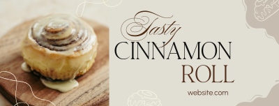 Fluffy Cinnamon Rolls Facebook cover Image Preview