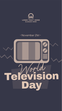 World Television Day Instagram Story Design