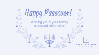 Celebrate Passover Zoom background Image Preview