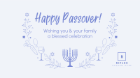 Celebrate Passover Zoom background Image Preview