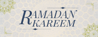 Psychedelic Ramadan Kareem Facebook Cover Design