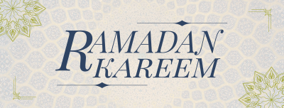 Psychedelic Ramadan Kareem Facebook cover Image Preview