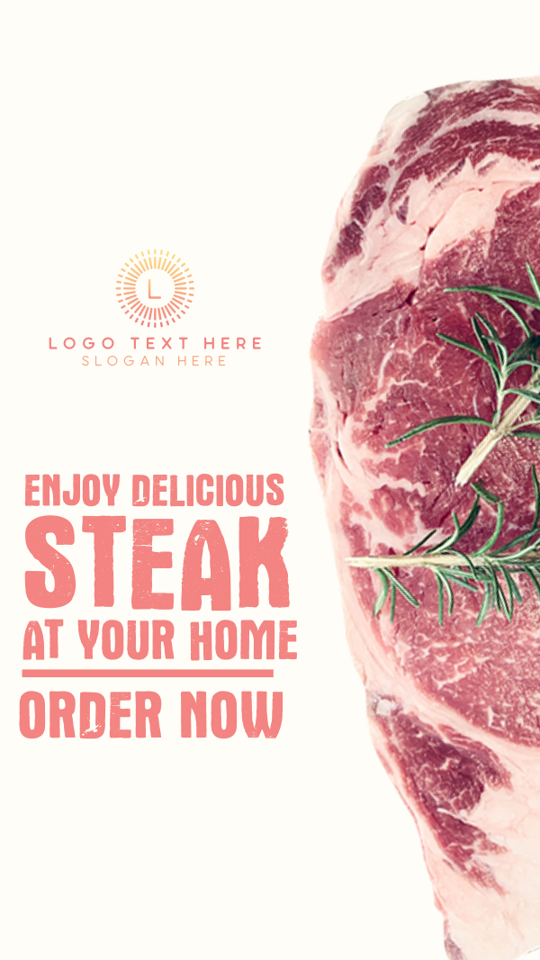 Delicious Steak Instagram Story Design Image Preview