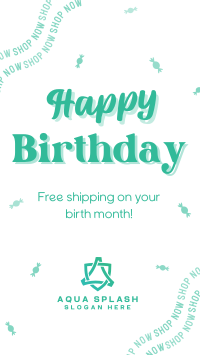 Elegant Birthday TikTok Video Image Preview