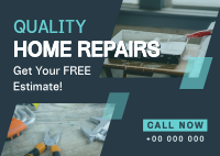 Professional House Repair Postcard Image Preview