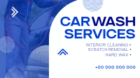 Minimal Car Wash Service Animation Preview