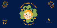 Saint Patrick Lucky Day Twitter post Image Preview