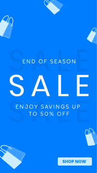 Minimalist End of Season Sale TikTok video Image Preview