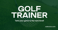 Golf Trainer Facebook Ad Design