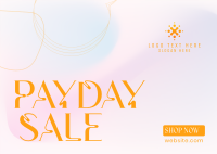 Happy Payday Sale Postcard Image Preview