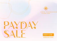 Happy Payday Sale Postcard Image Preview