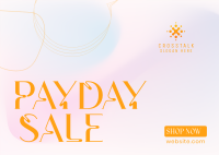 Happy Payday Sale Postcard Image Preview