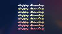 Monday Grain Gradient Facebook event cover Image Preview