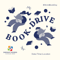 Donate Books, Fill Hearts Instagram post Image Preview