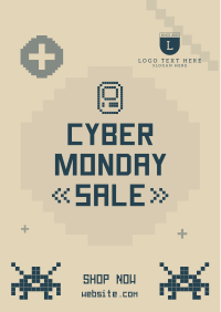 Pixel Cyber Monday Flyer Image Preview