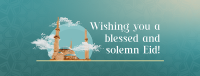 Eid Al Adha Greeting Facebook cover Image Preview