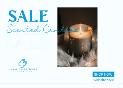 Candle Decors Postcard Image Preview