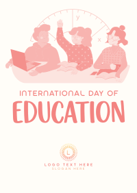 Students International Education Day Poster Image Preview