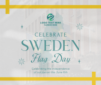 Commemorative Sweden Flag Day Facebook post Image Preview