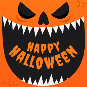 Scary Halloween Pumpkin Instagram post Image Preview