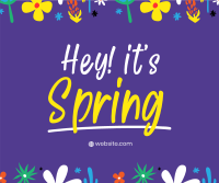 Hey It's Spring Facebook post Image Preview