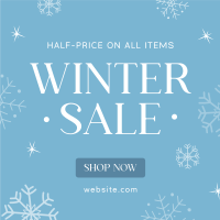 Winter Wonder Sale Instagram Post Design