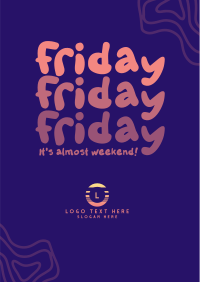 Happy Friday Flyer Design