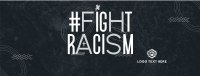Fight Racism Now Facebook Cover Design