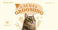 Cat Day Grooming Facebook Ad Image Preview