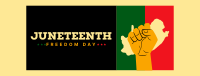 Juneteenth Freedom Celebration Facebook cover Image Preview