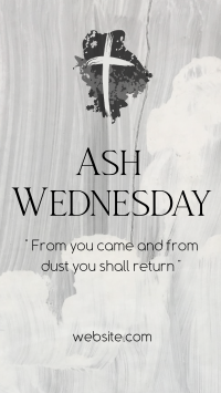 Ash Wednesday Celebration TikTok Video Image Preview