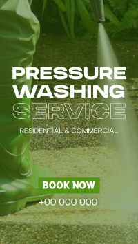 Professional Pressure Wash Instagram reel Image Preview