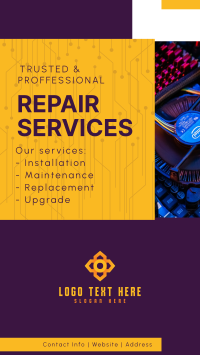 Professional PC Repair Facebook story Image Preview