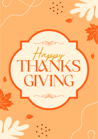 Thanksgiving Generic Greetings Flyer Design